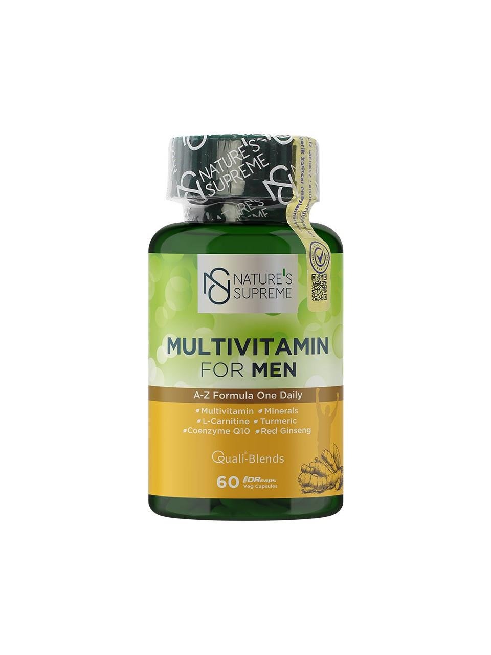 Nature's Supreme Multivitamin For Men 60 Kapsül-Nature's Supreme