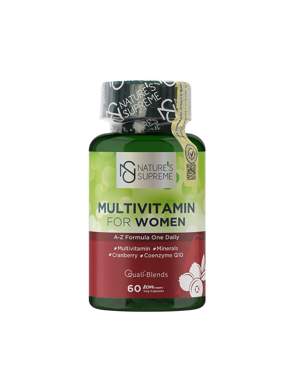 Nature's Supreme Multivitamin For Women 60 Kapsül-Nature's Supreme