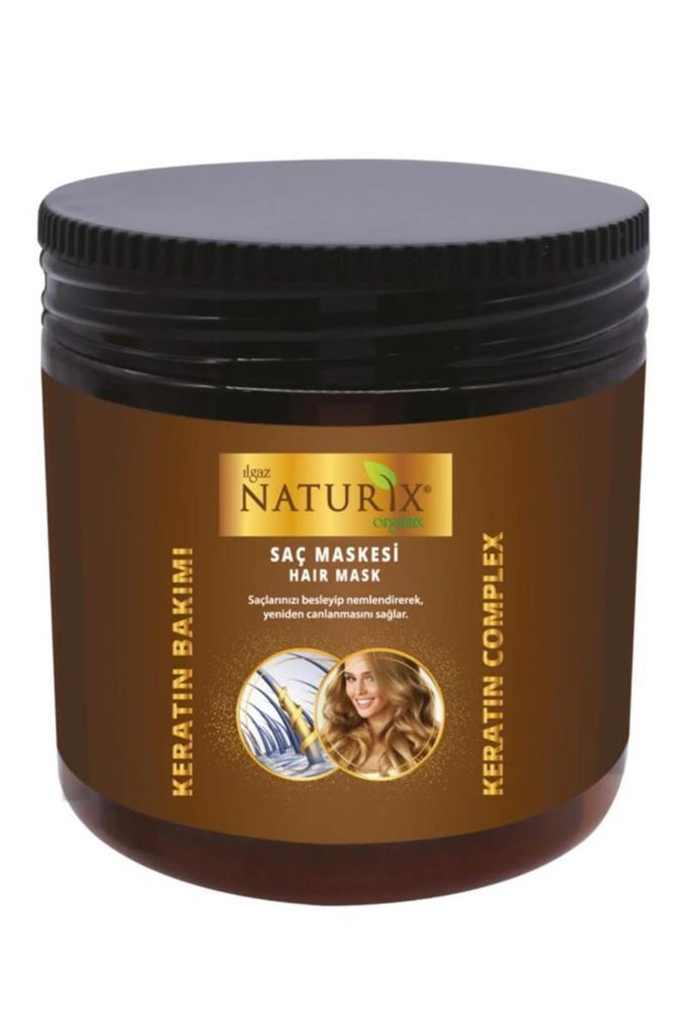 Naturix Organix Keratin Complex Saç Bakım Maskesi 500 ML