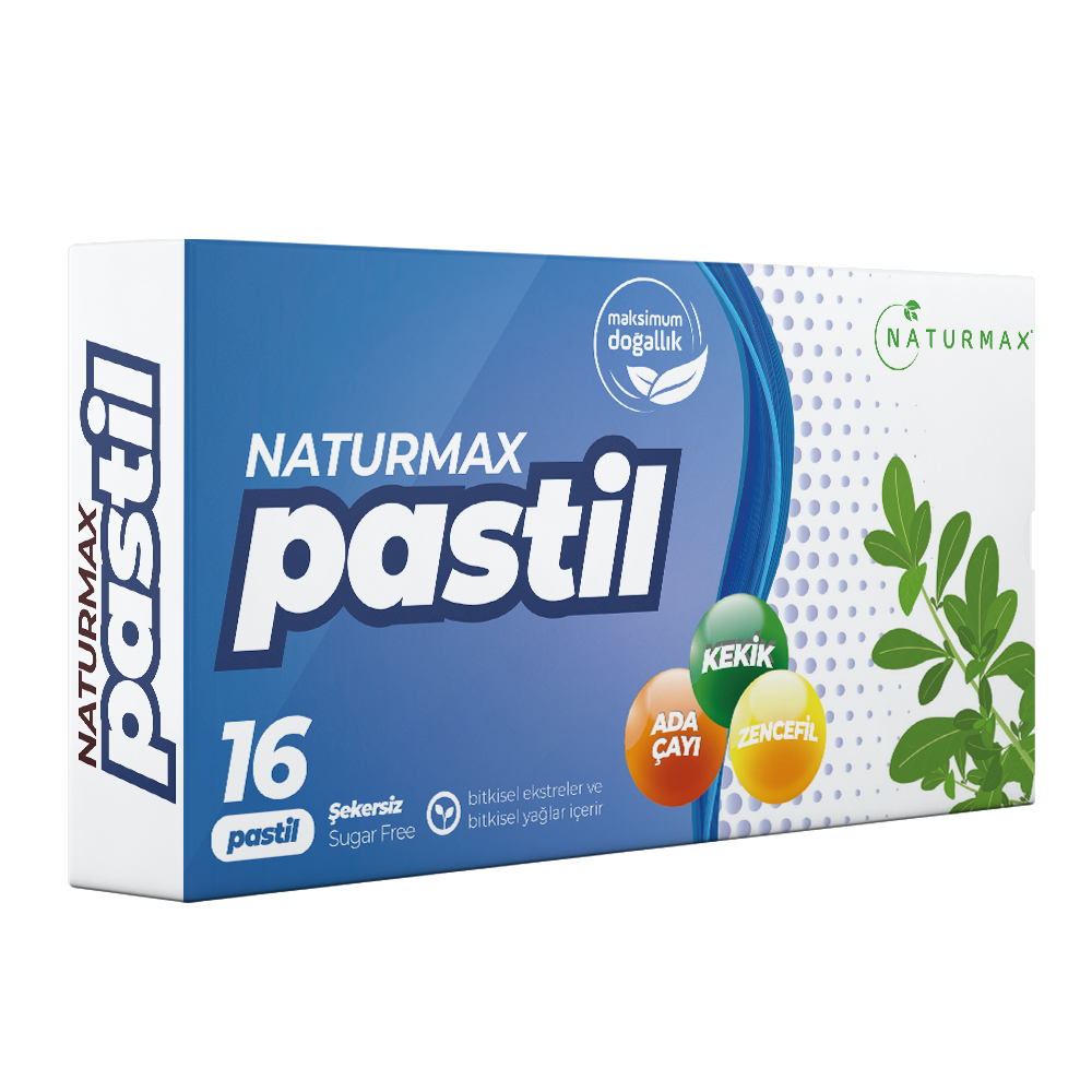 Naturmax Kekik & Zencefil & Adaçayı Pastil 16'lı-NATURMAX