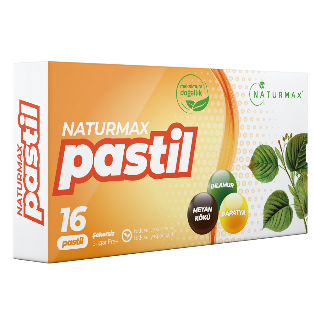 Naturmax Meyan Kökü & Papatya & Ihlamur Pastil 16'lı-NATURMAX
