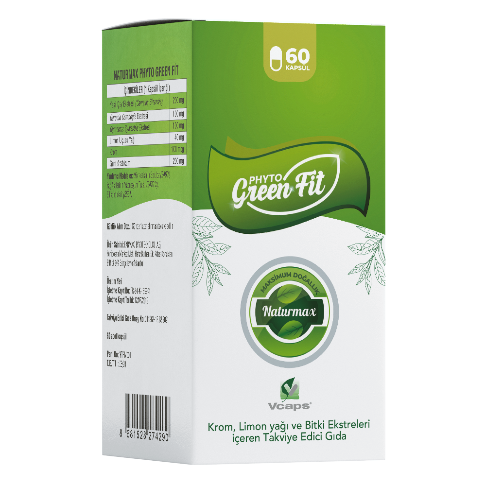 Naturmax Phyto Green Fit 60 Kapsül-NATURMAX