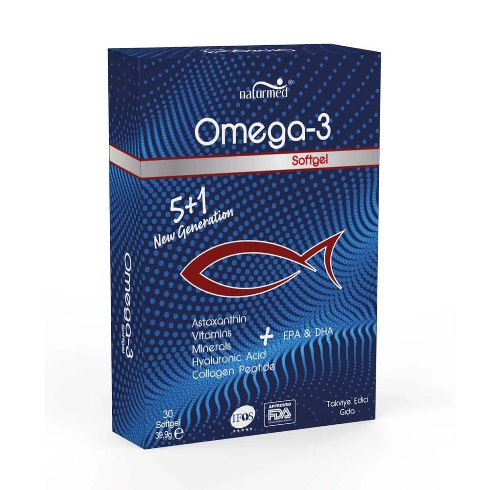 Naturmed Omega 3 5+1 New Generation 30 Kapsül-Naturmed