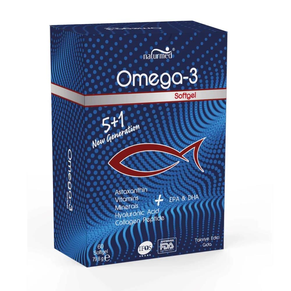 Naturmed Omega 3 Hyaluronic Asit Softgel 60'lı-Naturmed