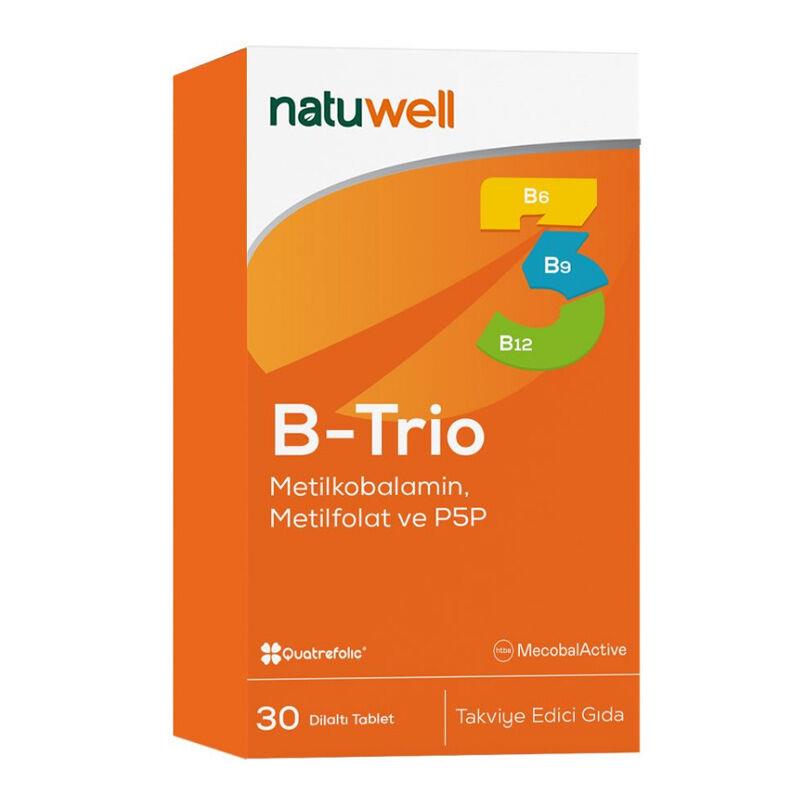 Natuwell B-Trio Dilaltı Tablet 30 Adet-NATUWELL