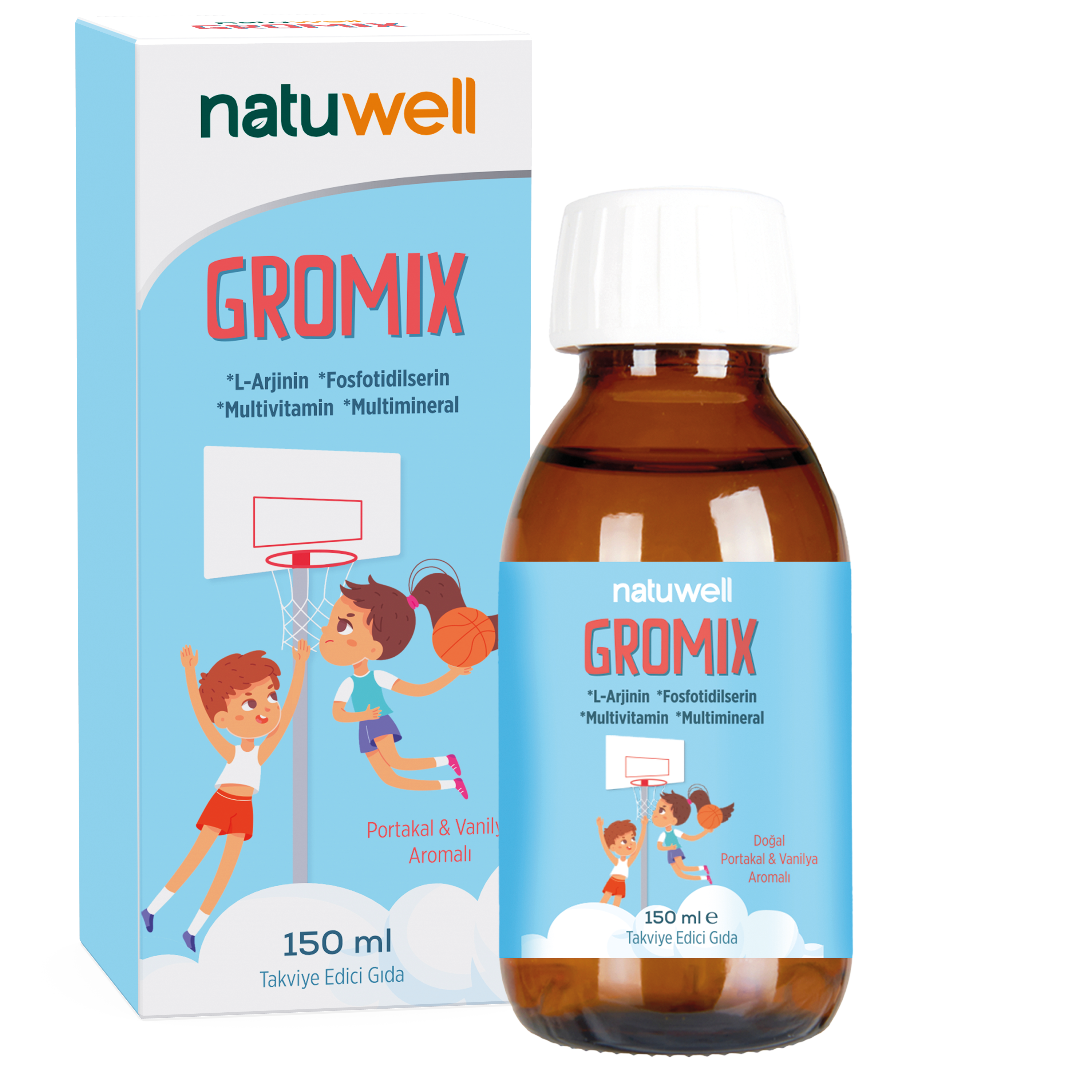 Natuwell Gromix Şurup 150 ml-NATUWELL