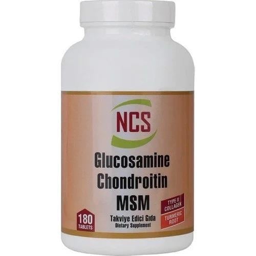 Ncs Glukozamin Chondroitin MSM Kollajen Turmeric 180 Tablet-NCS