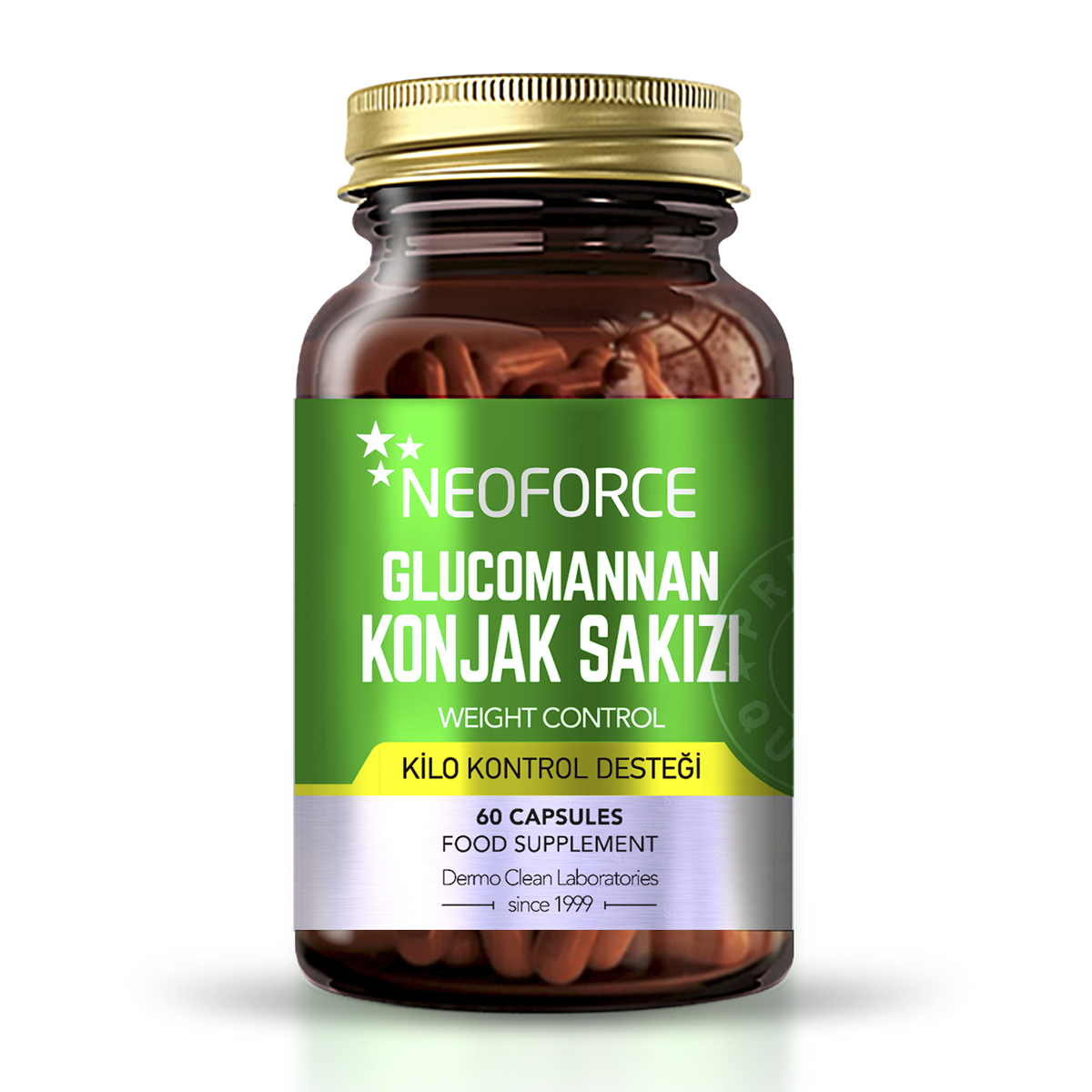 Neoforce Glucomannan Konjak Sakızı 60 Kapsül-Dermo Clean