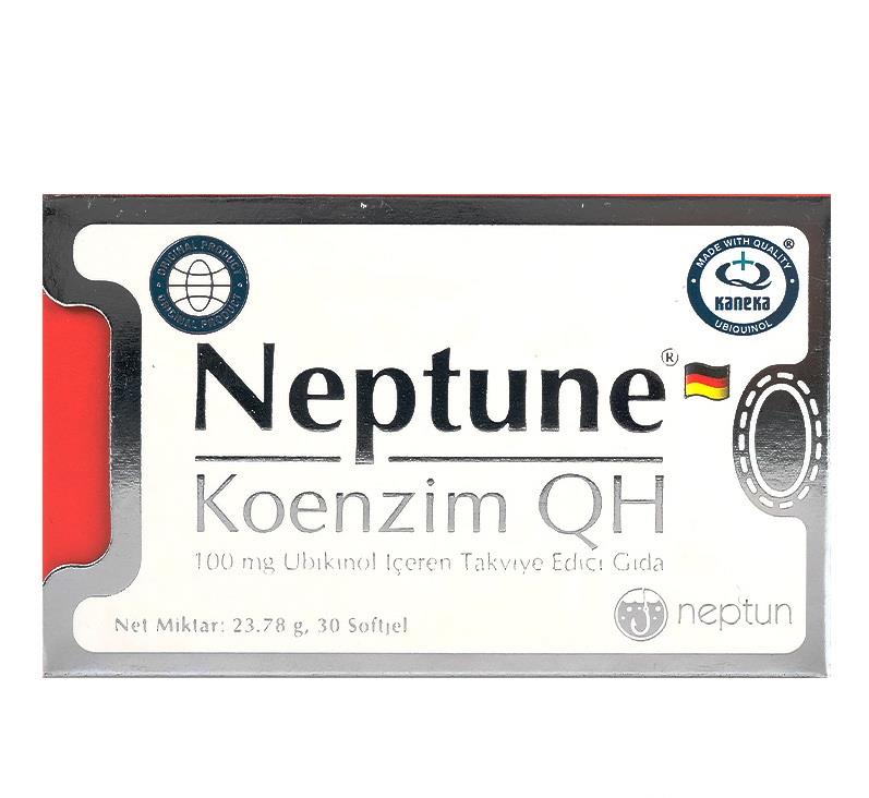 Neptune Koenzim QH (Ubikinol) 30 Kapsül 100mg-Neptune