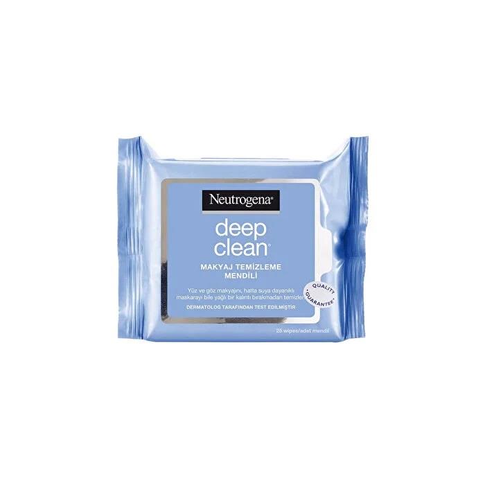 Neutrogena Deep Clean Makyaj Temizleme Mendili 25 Yaprak-Neutrogena