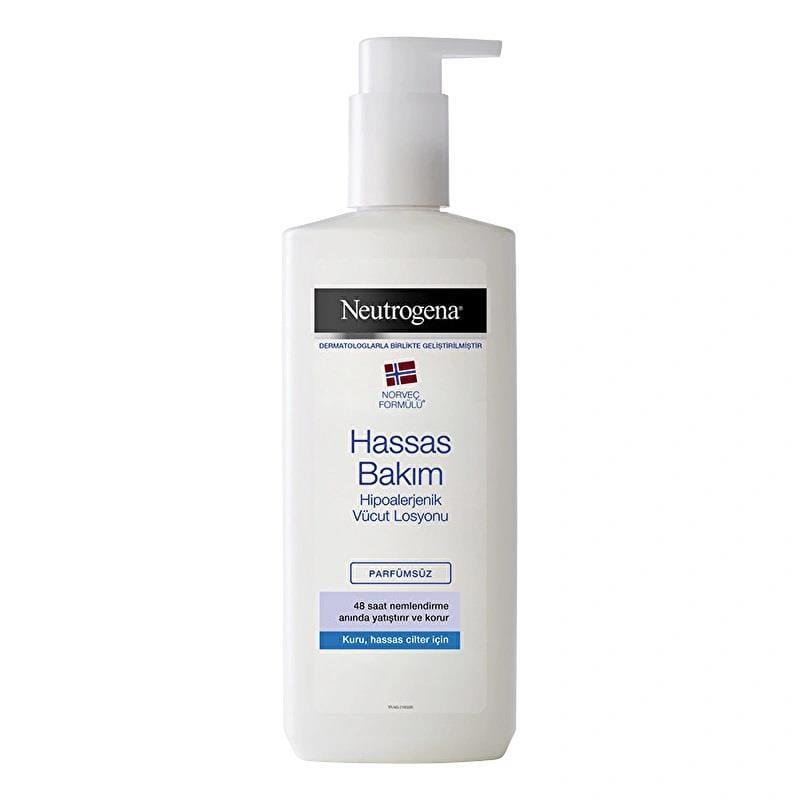 Neutrogena Hassas Bakım Vücut Losyonu Parfümsüz 400 ml-Neutrogena