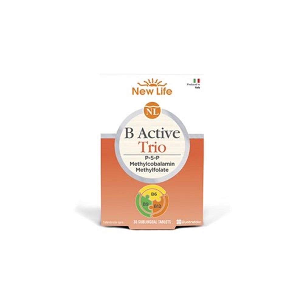 New Life B Active Trio Takviye Edici Gıda 30 Kapsül