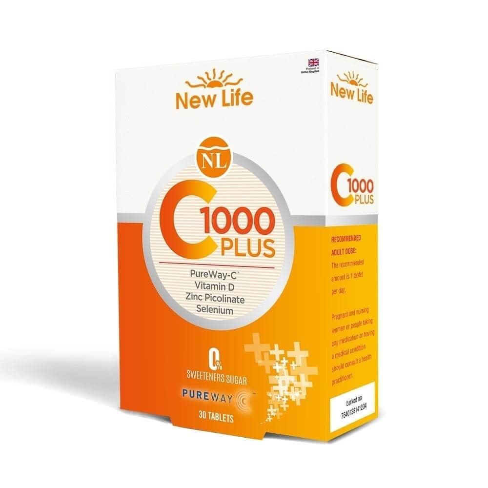 New Life C-1000 Plus Takviye Edici Gıda 30 Kapsül-New Life