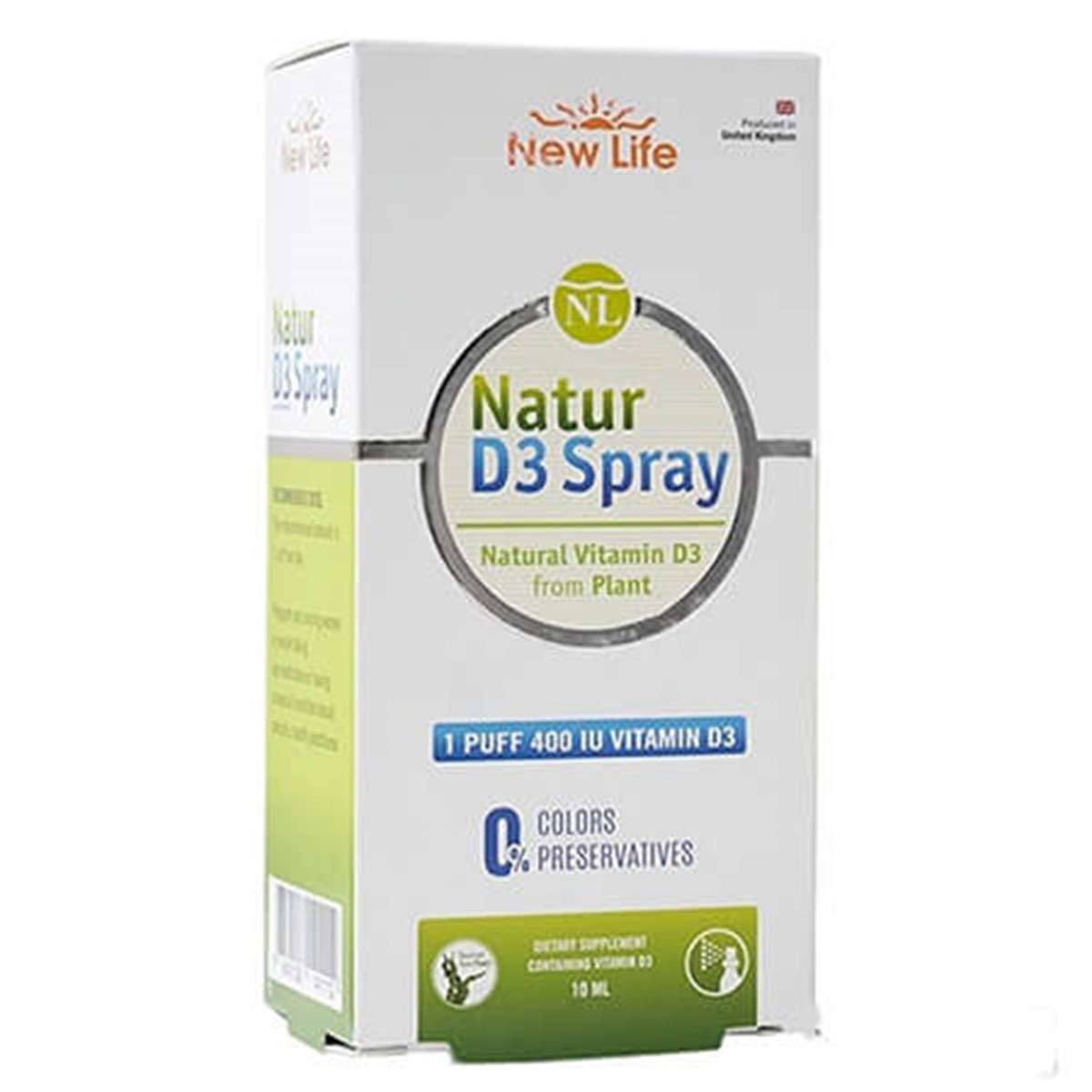 New Life Natur D3 400 IU Sprey 10ml-New Life