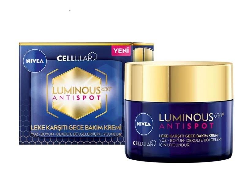 Nivea Cellular Luminous 630 Leke Karşıtı Gece Kremi 50 ml-Nivea