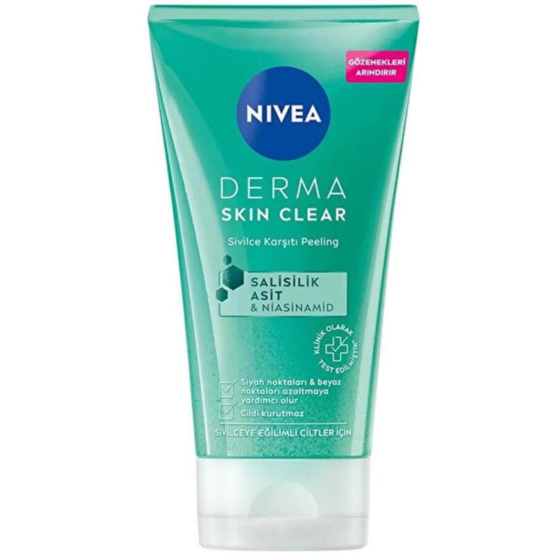 Nivea Derma Skin Clear Sivilce Karşıtı Peeling 150 ml-Nivea