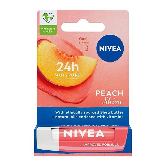 Nivea Lip Fruity Shine Şeftali 4,8 gr-Nivea