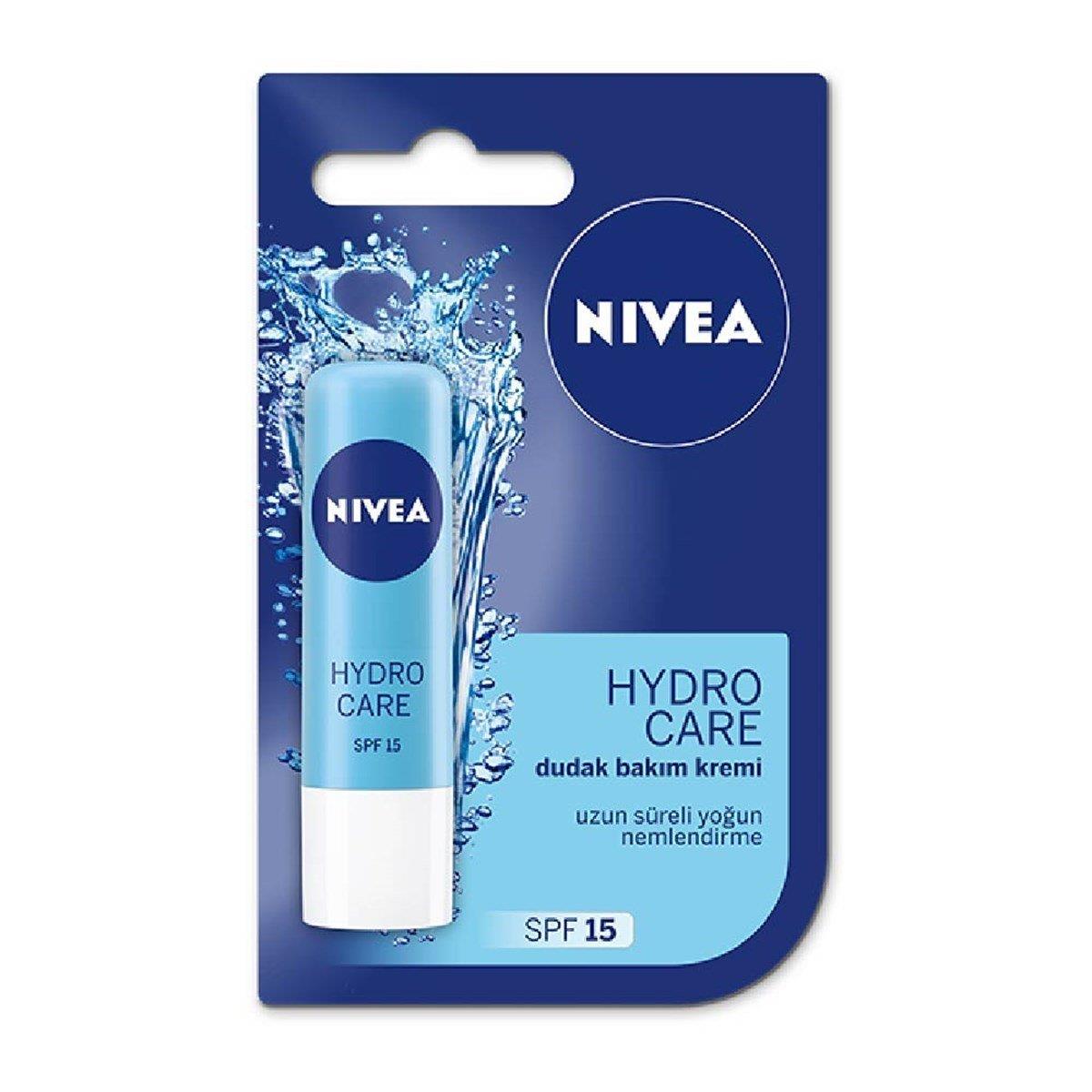 Nivea Lip Stick Hydro Care SPF15 24 Saat Nem-Nivea