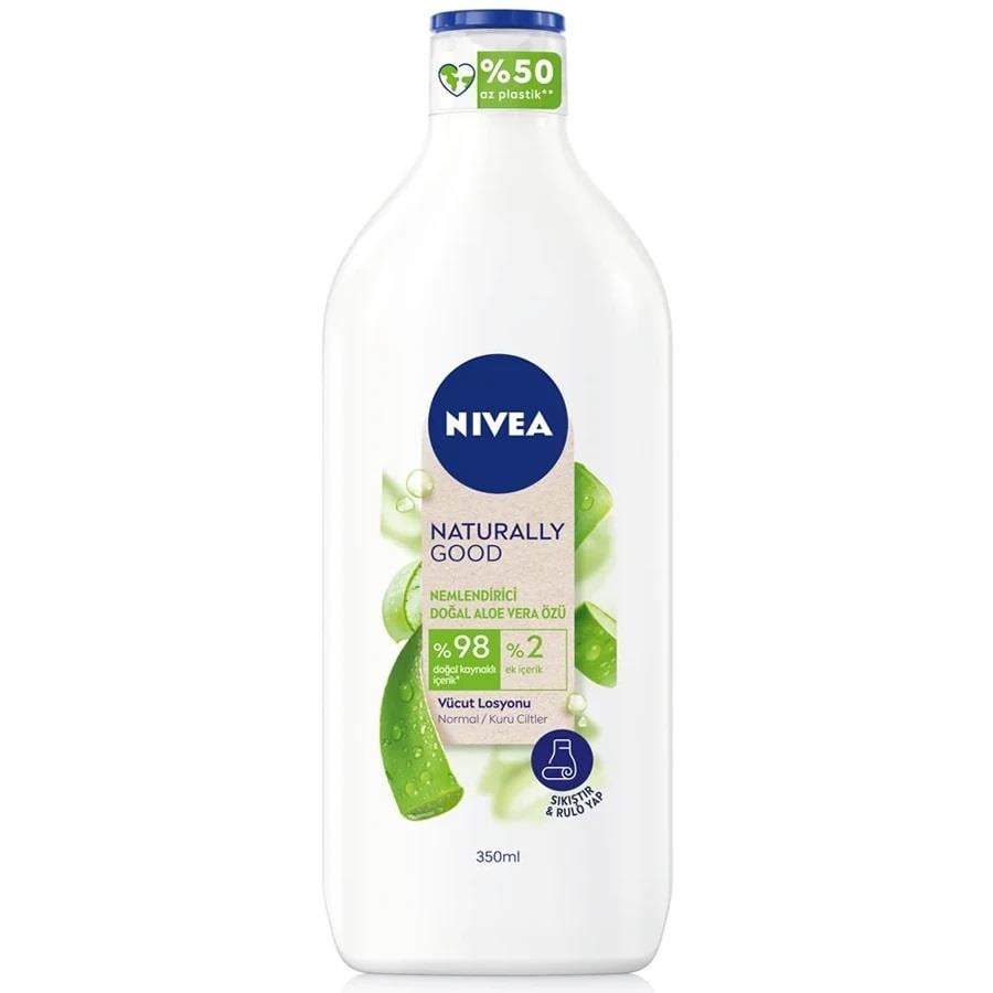 Nivea Naturally Good Bakım Losyonu Aloe Vera Özlü 350 ml-Nivea