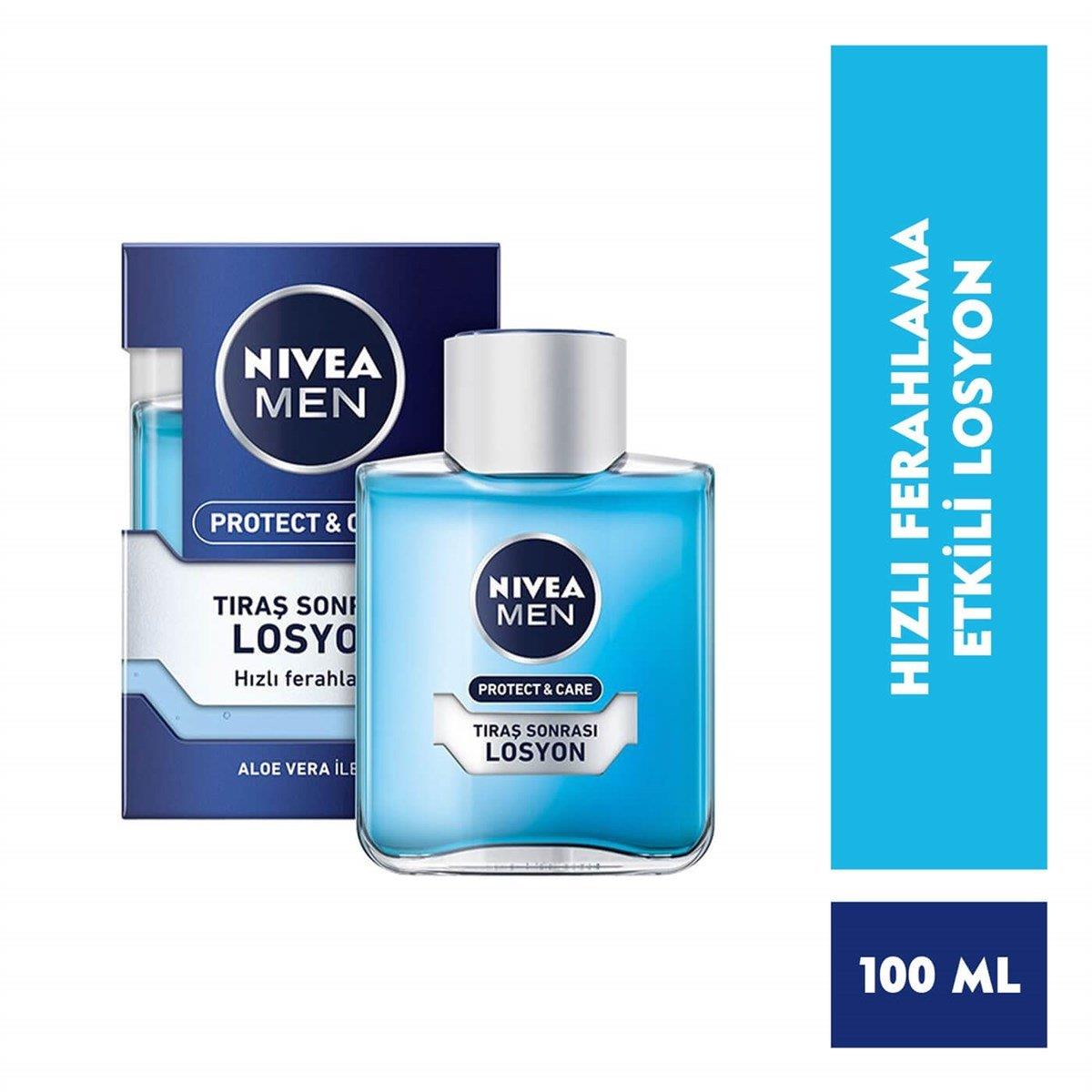 Nivea Tıraş Sonrası Losyon Men Protect & Care Nemlendirici 100 ml-Nivea