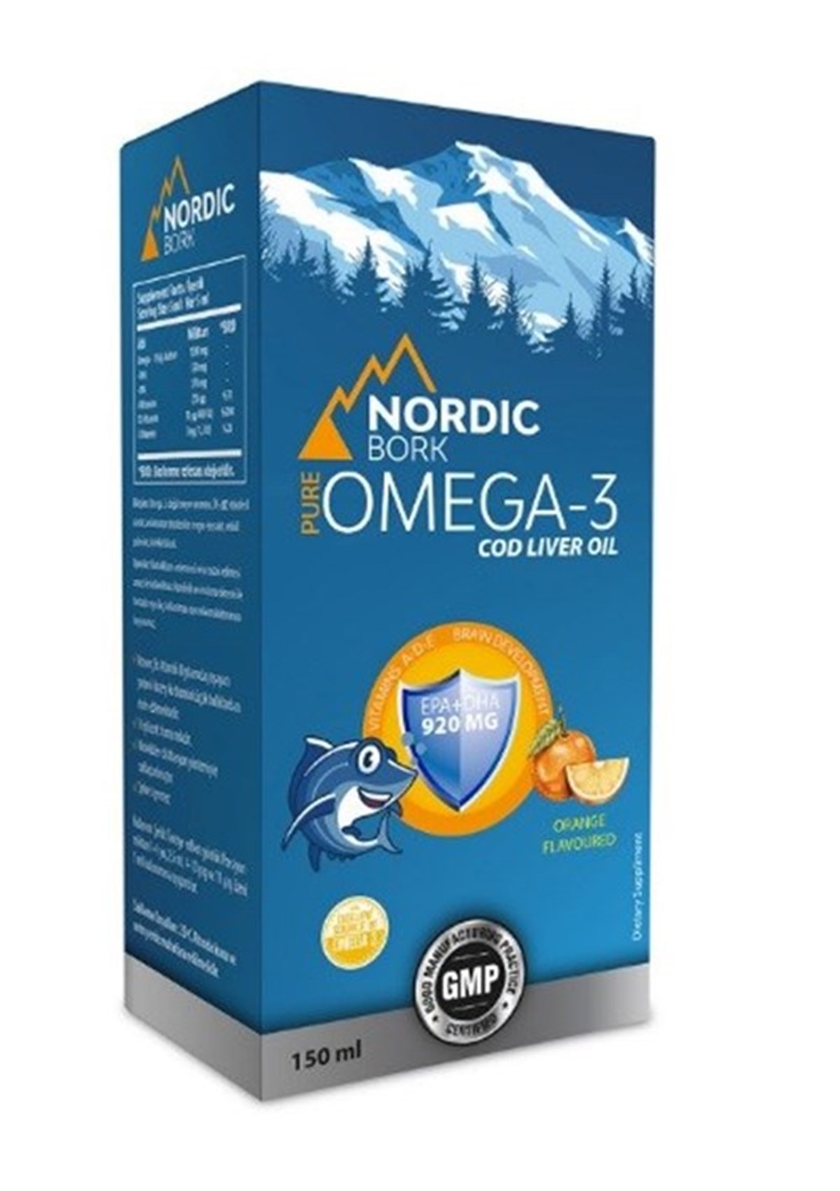 Nordic BORK OMEGA-3 Likit 150 ml