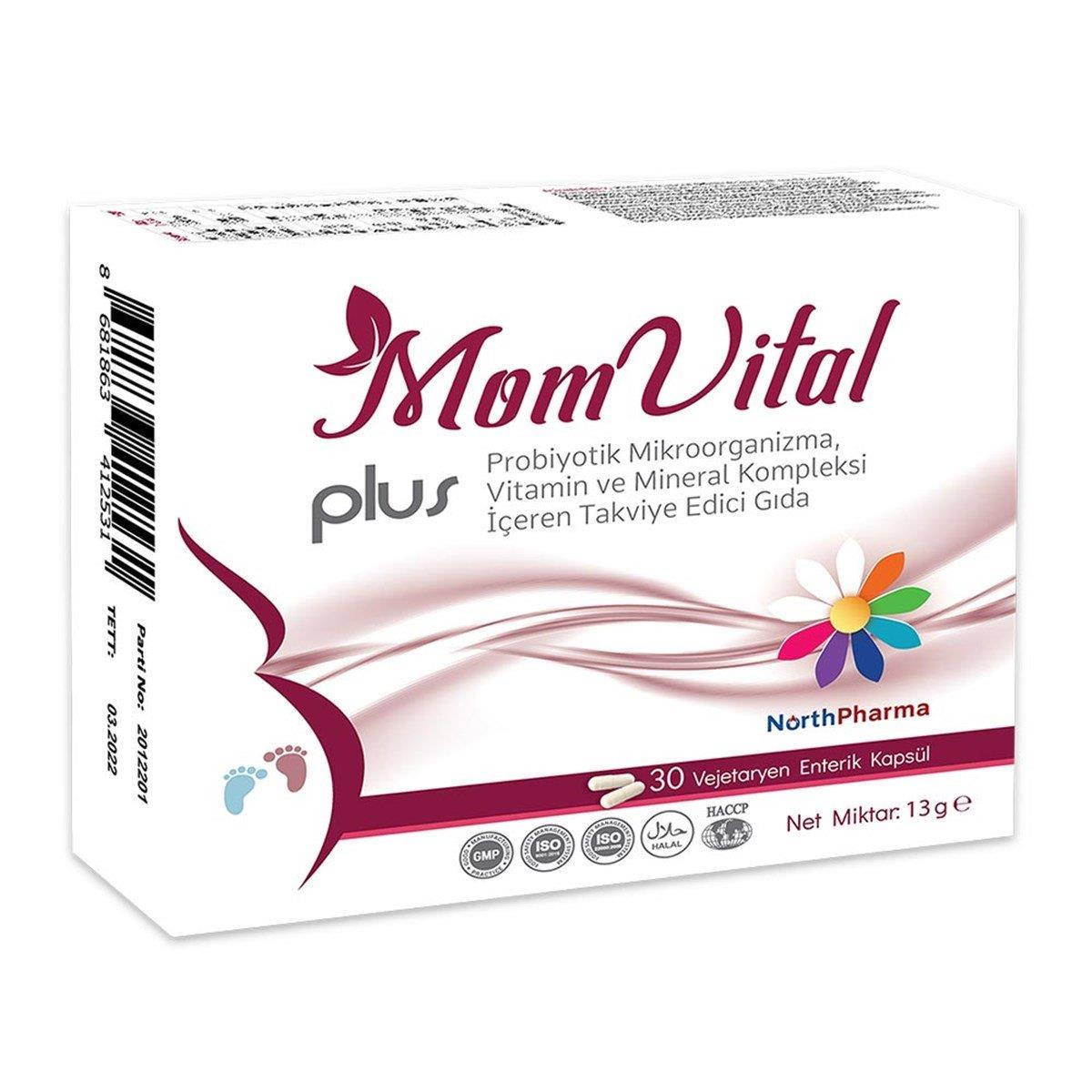 North Pharma Mom Vital Plus 30 Kapsül-North Pharma
