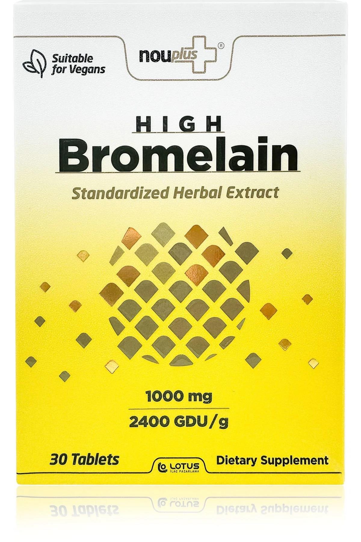 Nouplus Hing Bromelain 1000 mg 30 Tablet-Nouplus