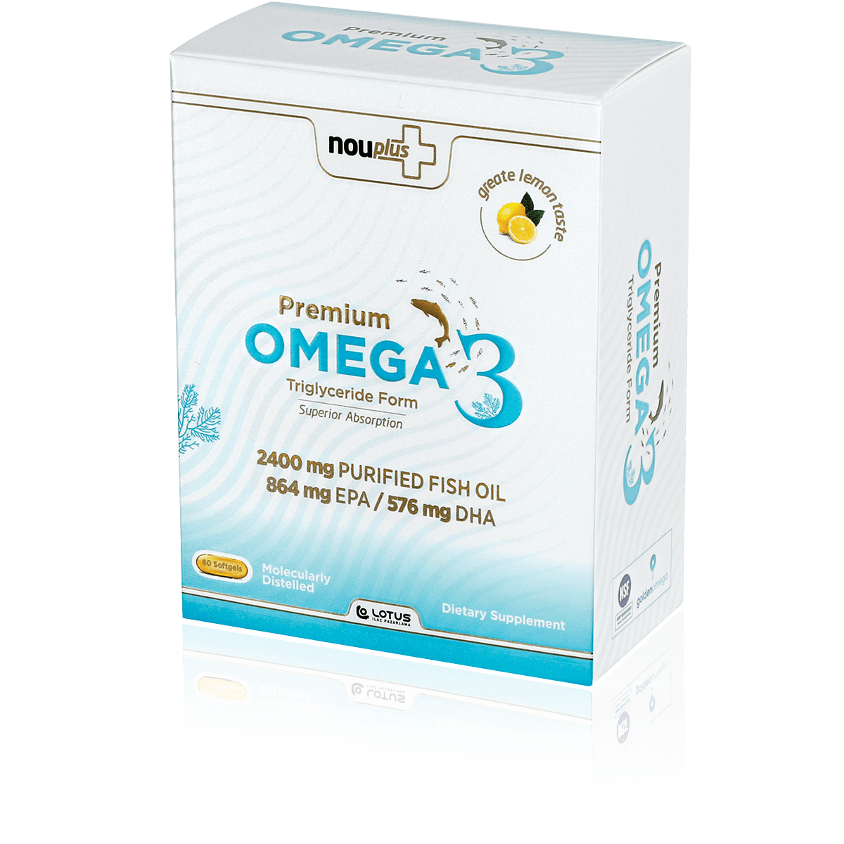 Nouplus Premium Omega 3 60 Softjel-Nouplus