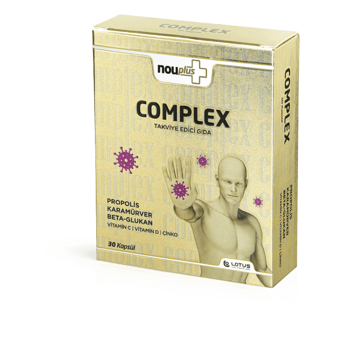 Nouplus Vitamin C Complex 30 Kapsül-Nouplus