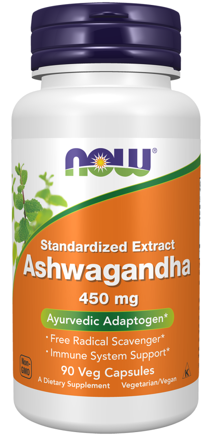 Now Foods Ashwagandha 450 mg 90 Veggie Kapsül-NOW FOODS
