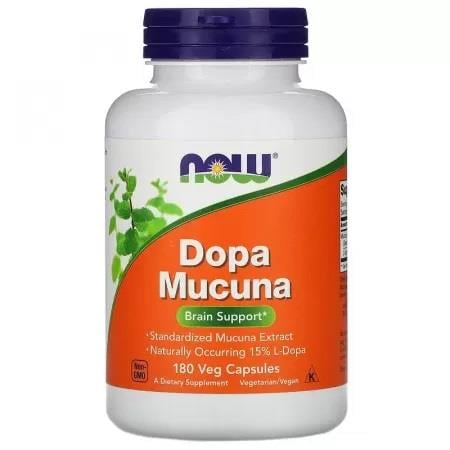 Now Foods Dopa Mucuna 180 Vegan Kapsül-NOW FOODS