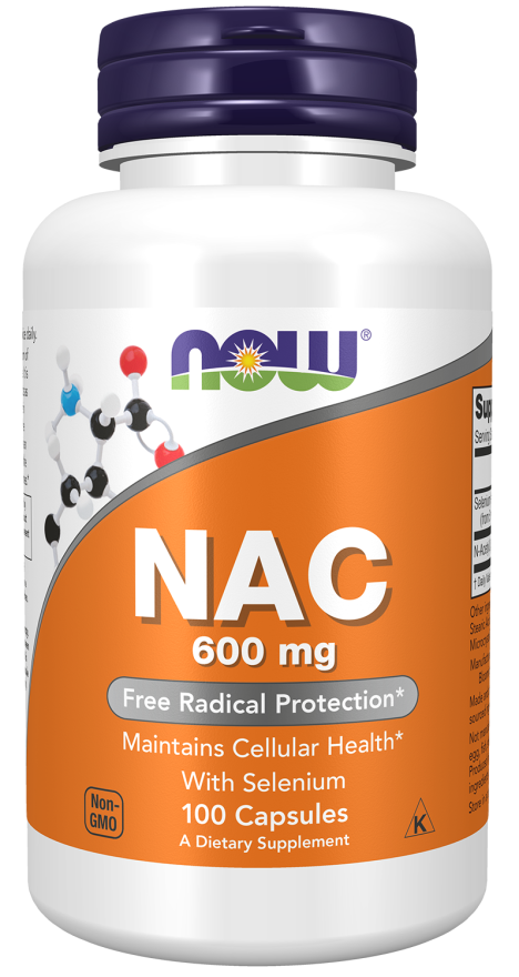 Now Foods Nac 600 mg 100 Veggie Kapsül-NOW FOODS