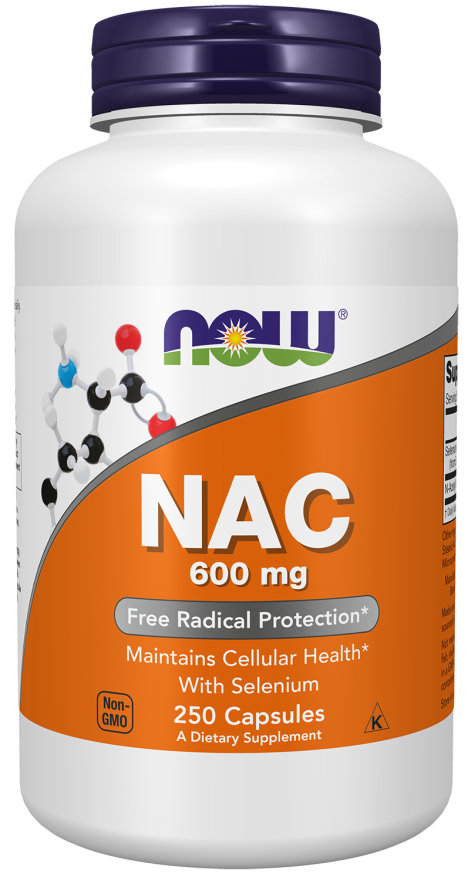 Now Foods Nac 600 mg 250 Tablet-NOW FOODS