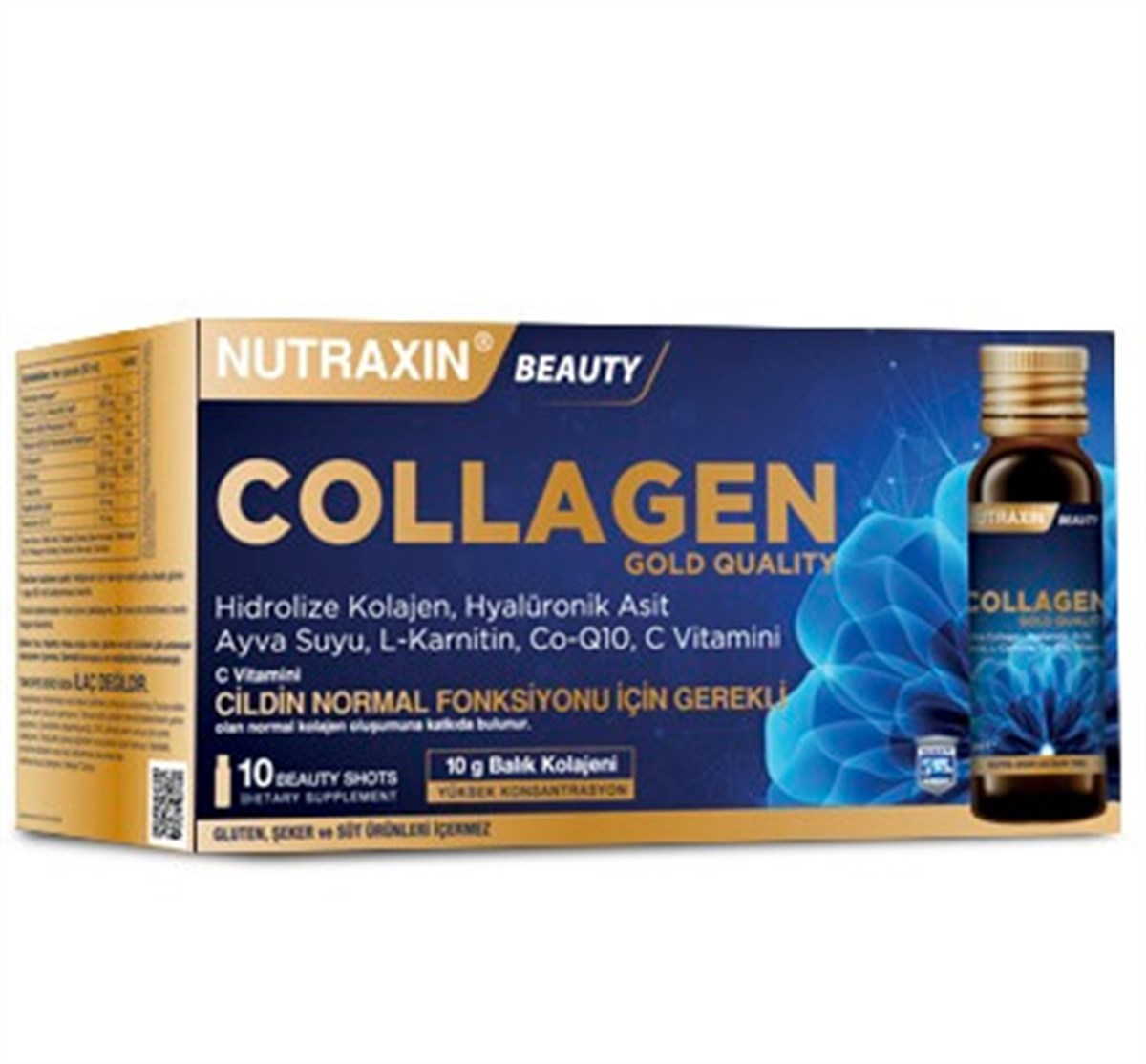 Nutraxin Beauty Gold Collagen 10x50 Ml-Nutraxin