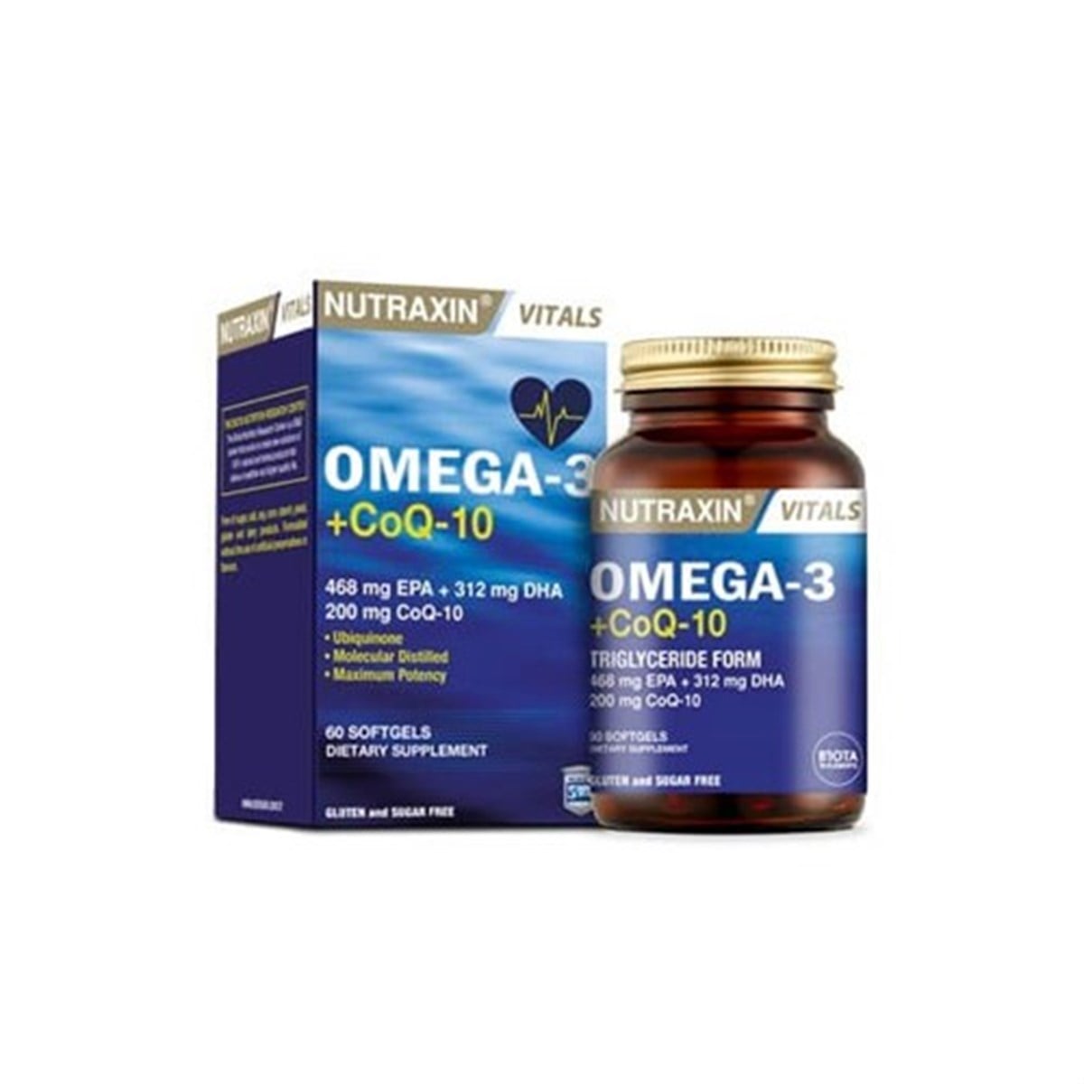 Nutraxin Omega-3+CoQ-10 60 Gr