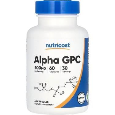 Nutricost Alpha Gpc 600 mg 60 Capsules 300 mg Per Capsule-Nutricost