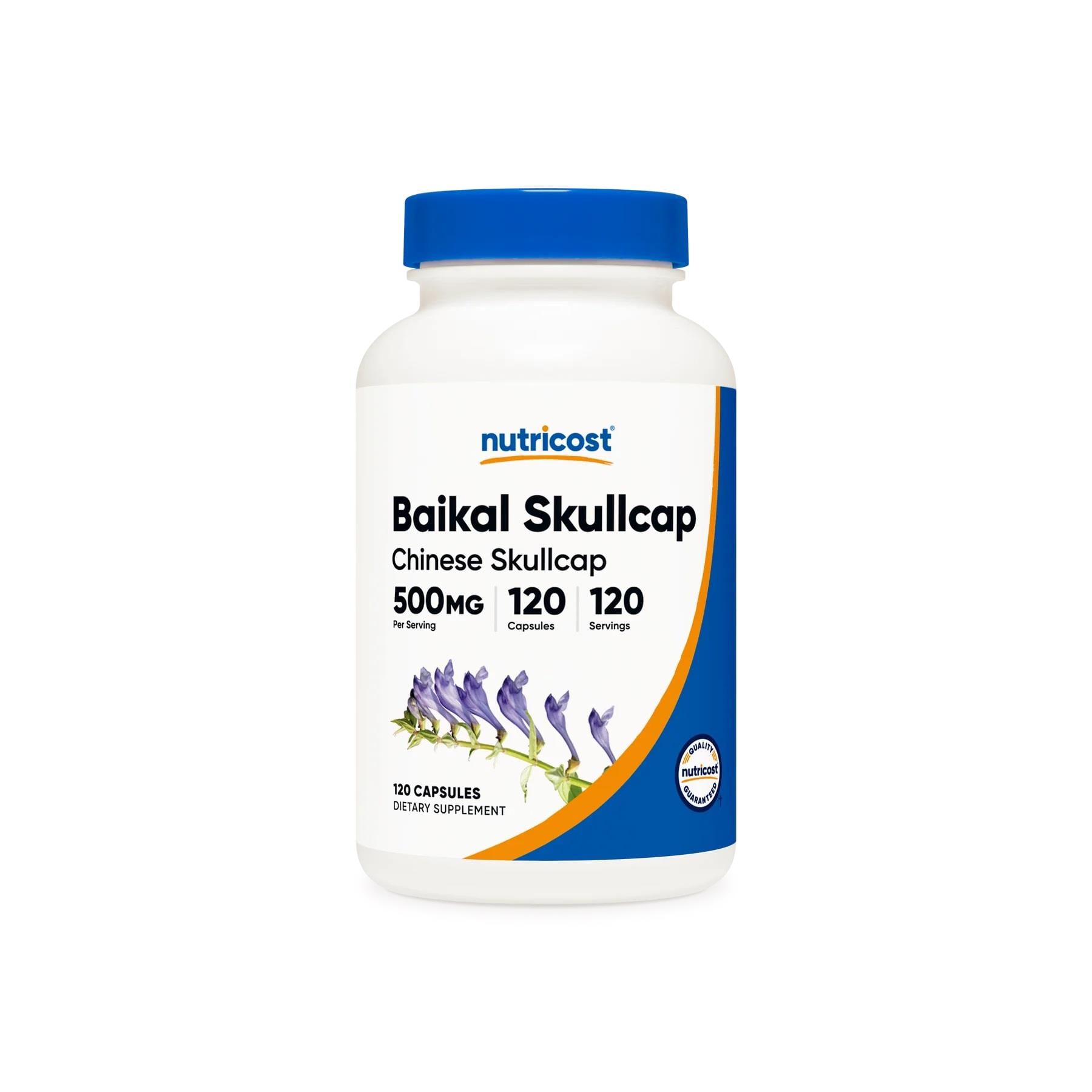 Nutricost Baikal Skullcap 500 mg 120 Capsules-Nutricost