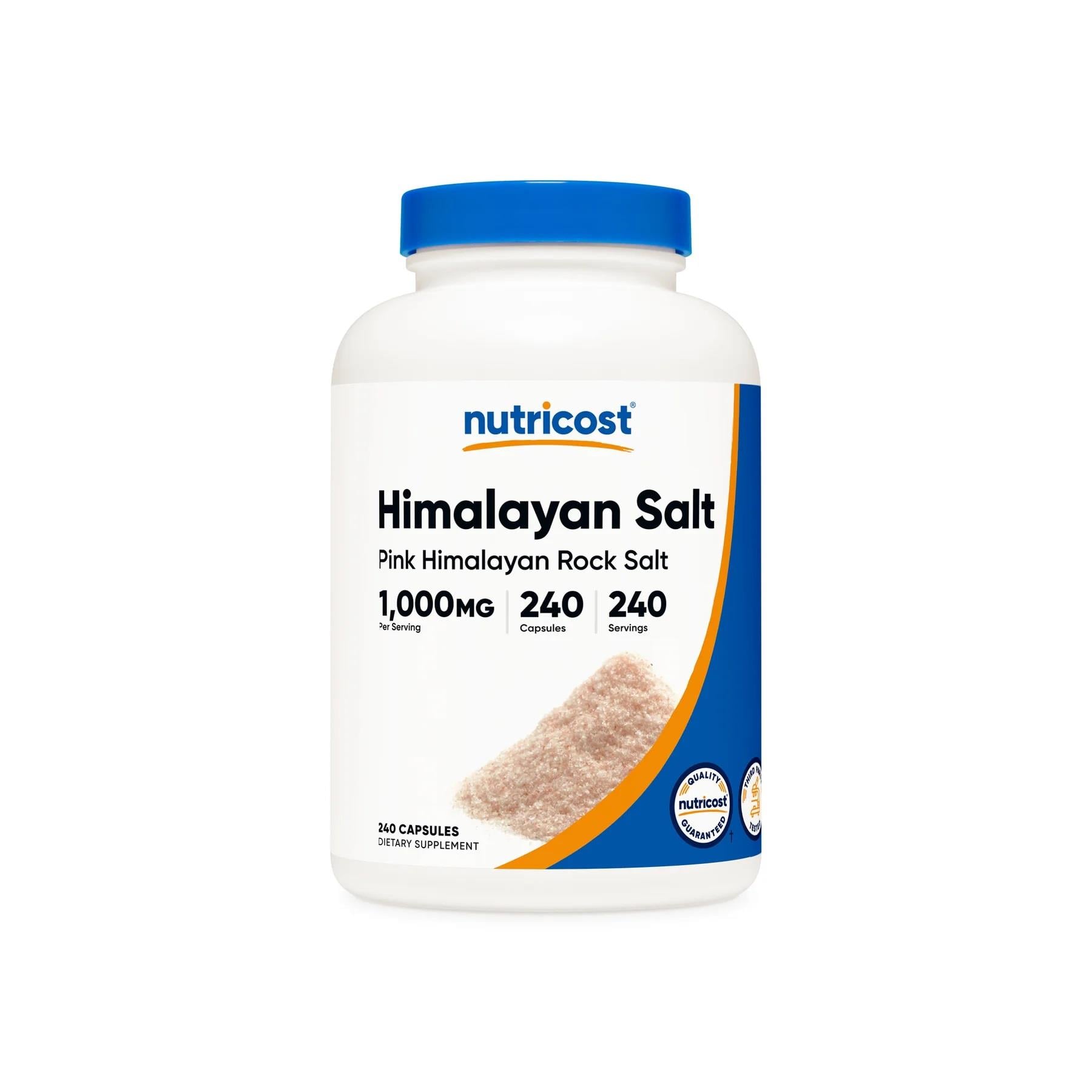 Nutricost Himalayan Salt 1,000 mg 240 Capsules-Nutricost