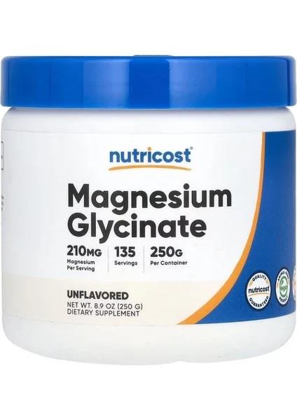 Nutricost Magnezyum Glycinate Unflavored 8.9 Oz 250G-Nutricost