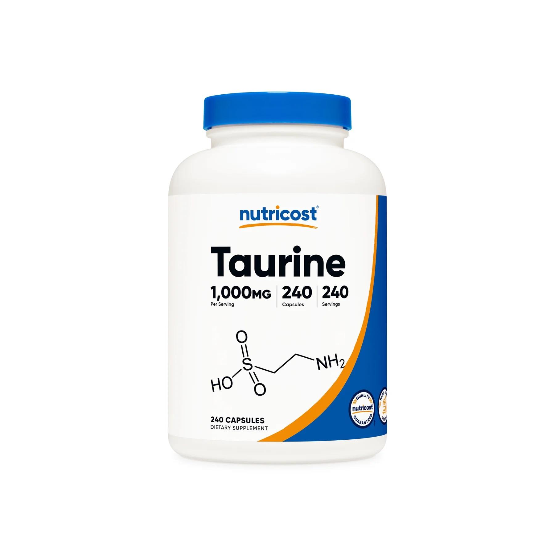 Nutricost Taurine 1000 mg 240 Kapsül-Nutricost