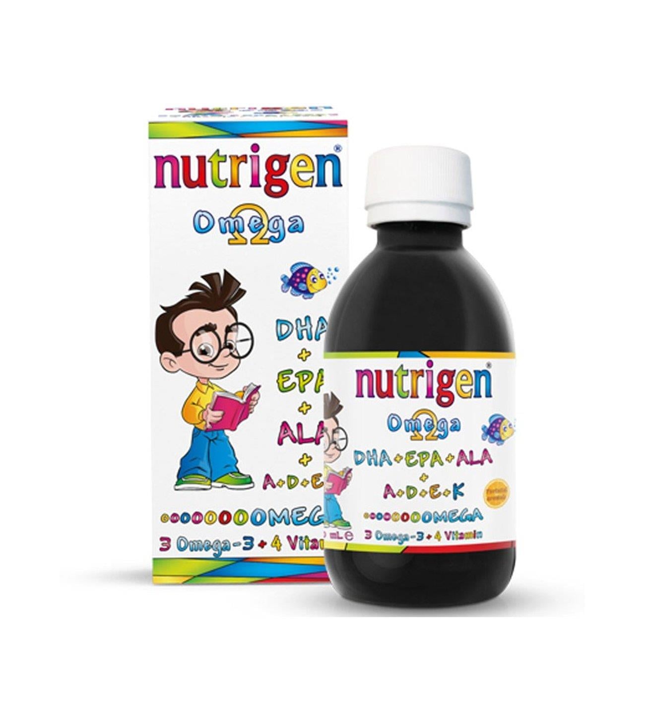 Nutrigen Omega 3 Balık Yağı Şurubu Portakal Aromalı 200 Ml-Nutrigen