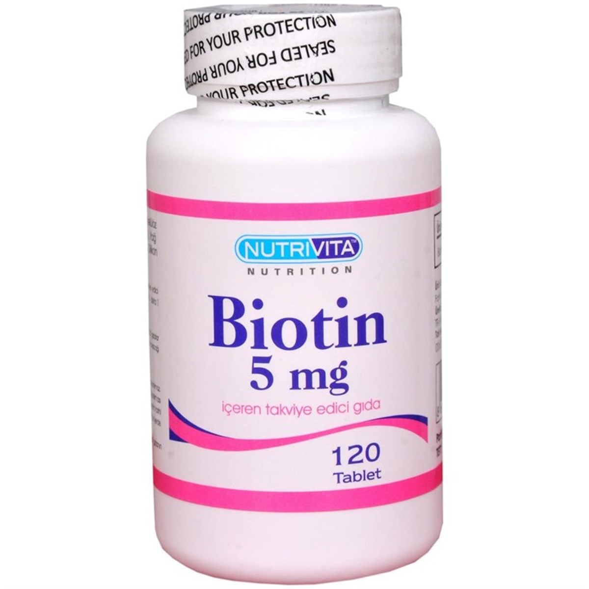 Nutrivita Biotin 5 mg 120 tablet