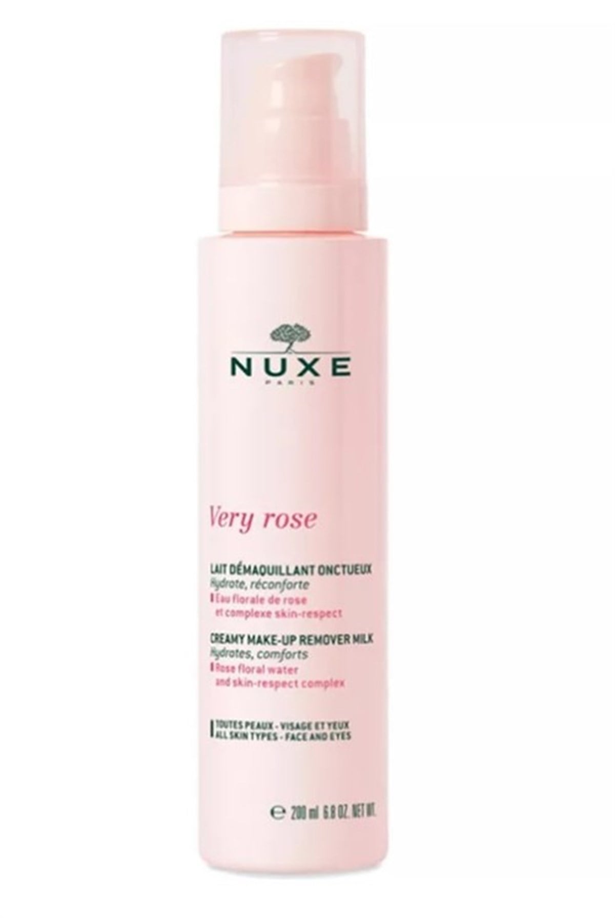 Nuxe Very Rose Creamy Make-Up Remover Milk 200 Ml
