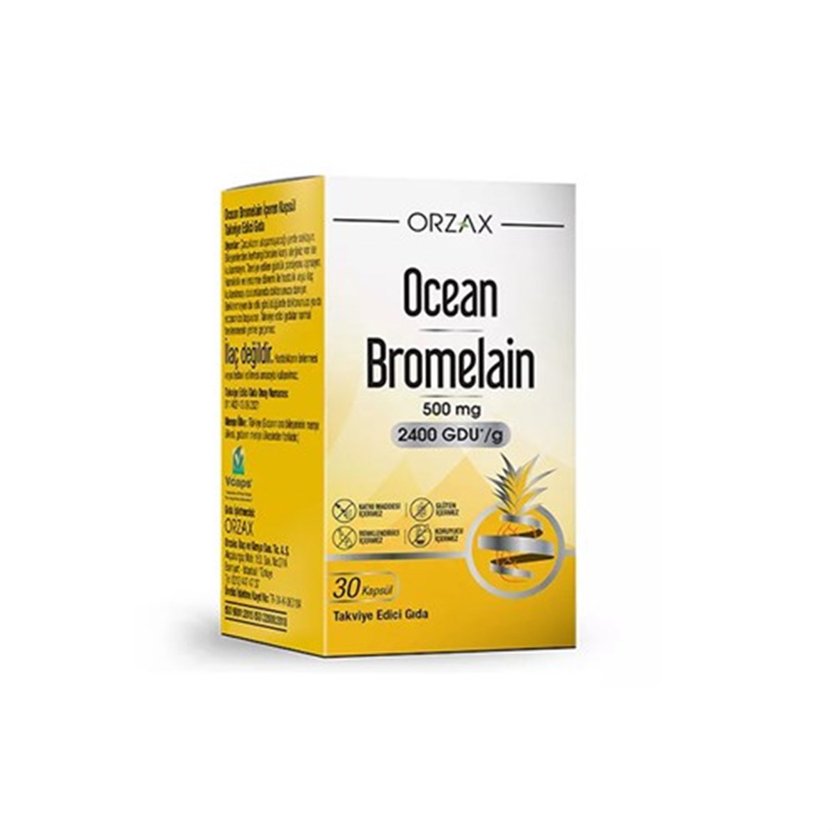 Ocean Bromelain 30 Kapsül
