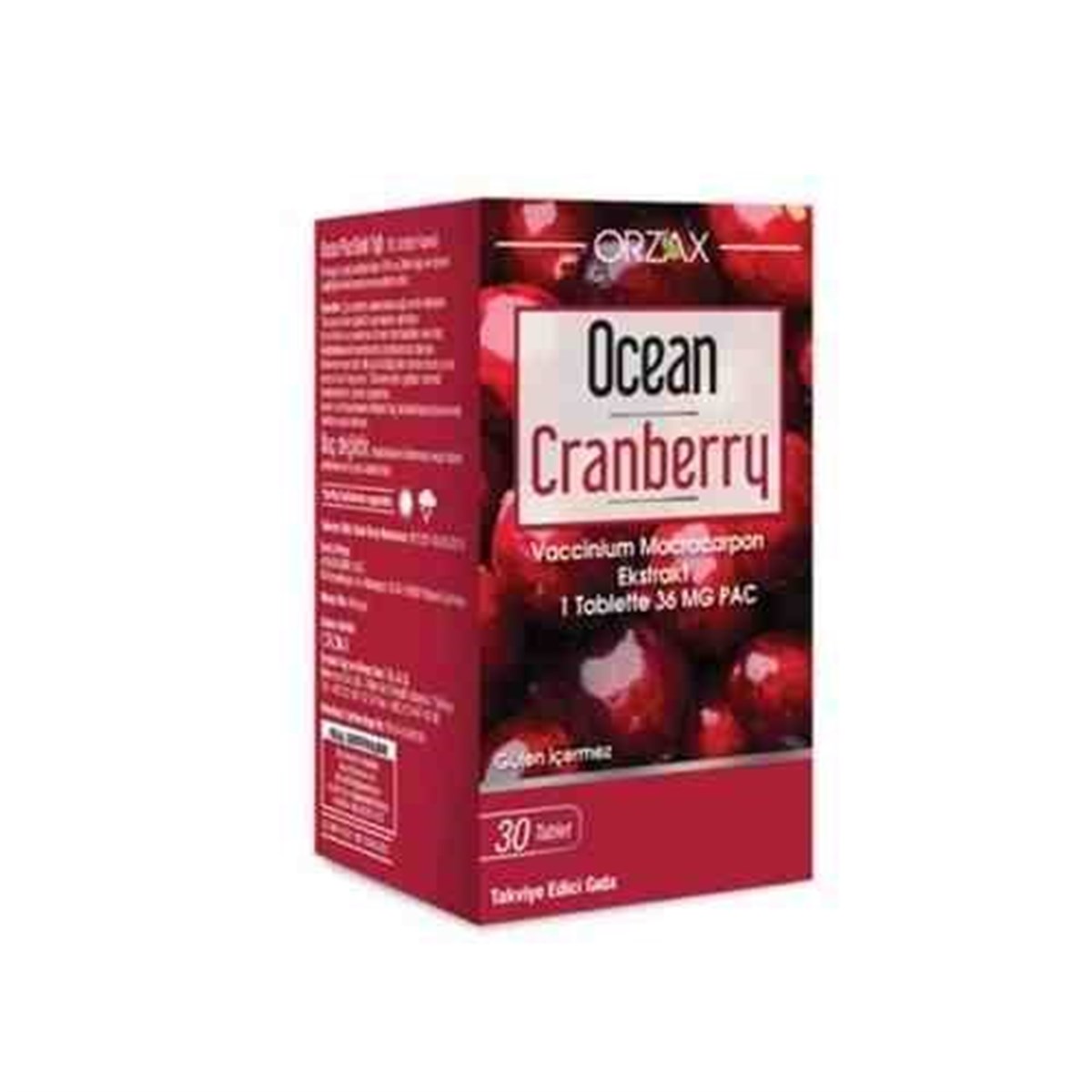 Ocean Cranberry Turna Yemişi Ekstresi 30 Tablet Takviye Edici Gıda