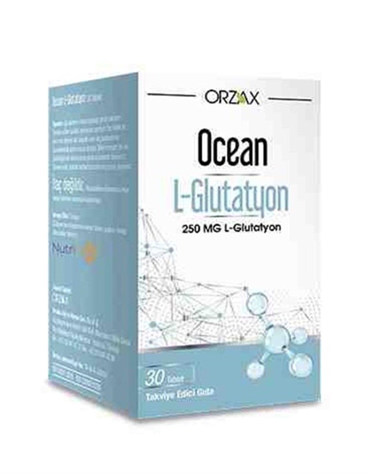Ocean L-Glutathione 250 mg 30 Tablet Takviye Edici Gıda