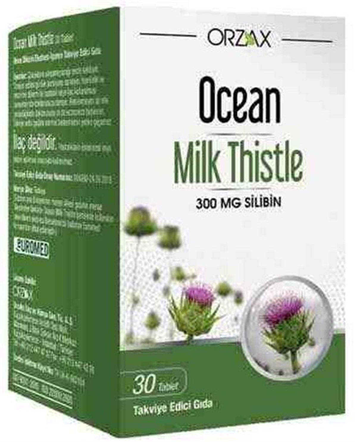 Ocean Milk Thistle Takviye Edici Gıda 30 Tablet