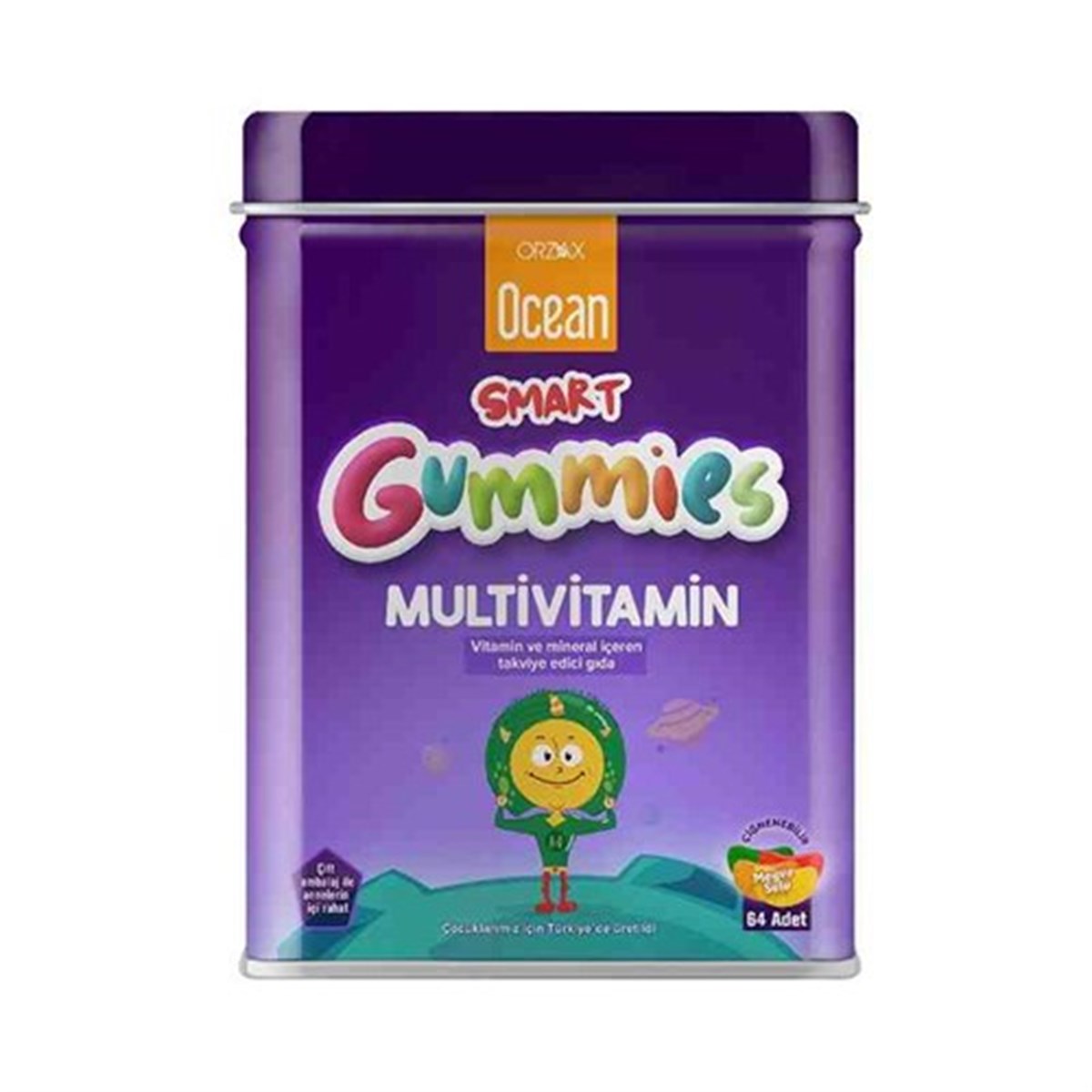 Ocean Smart Gumies Multivitamin Meyve Sulu Jel 64 Adet