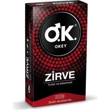 Okey Zirve Prezervatif 10 Adet-Okey