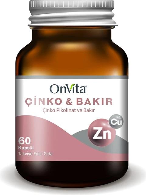 Onvita Çinko & Bakır 60 Kapsül-OnVita
